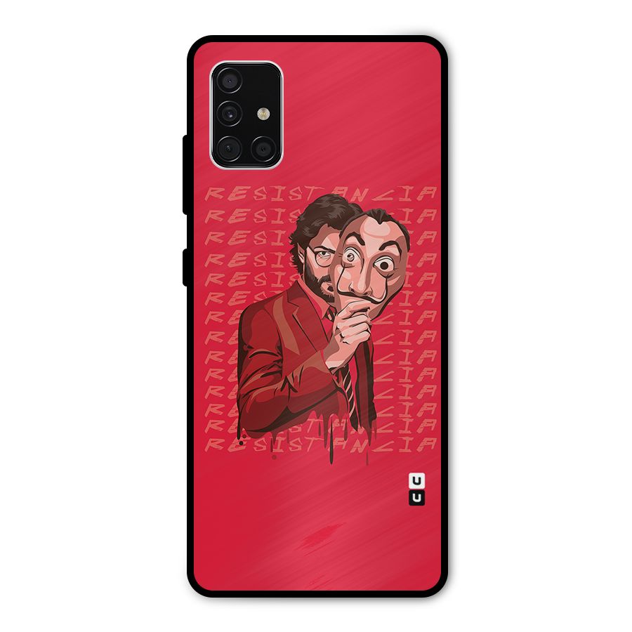 Resistancia Professor Art Metal Back Case for Galaxy A51