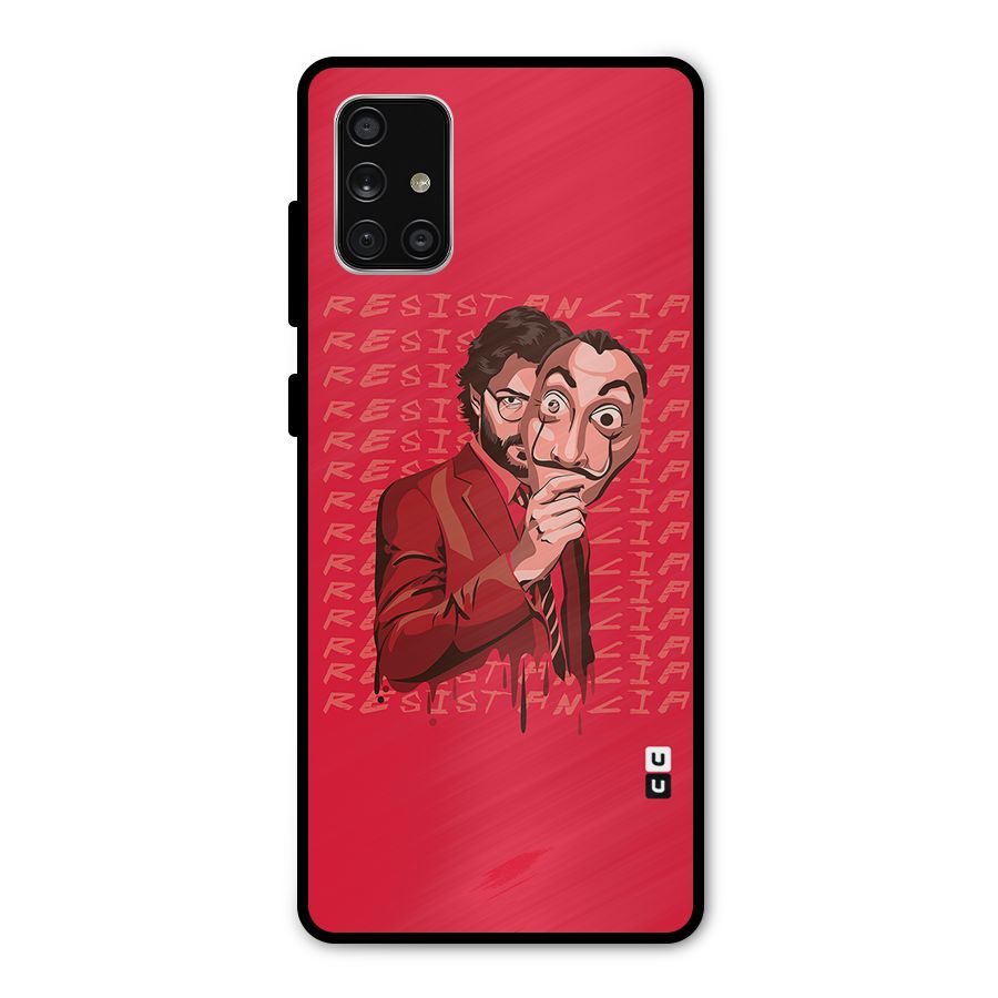 Resistancia Professor Art Metal Back Case for Galaxy A71