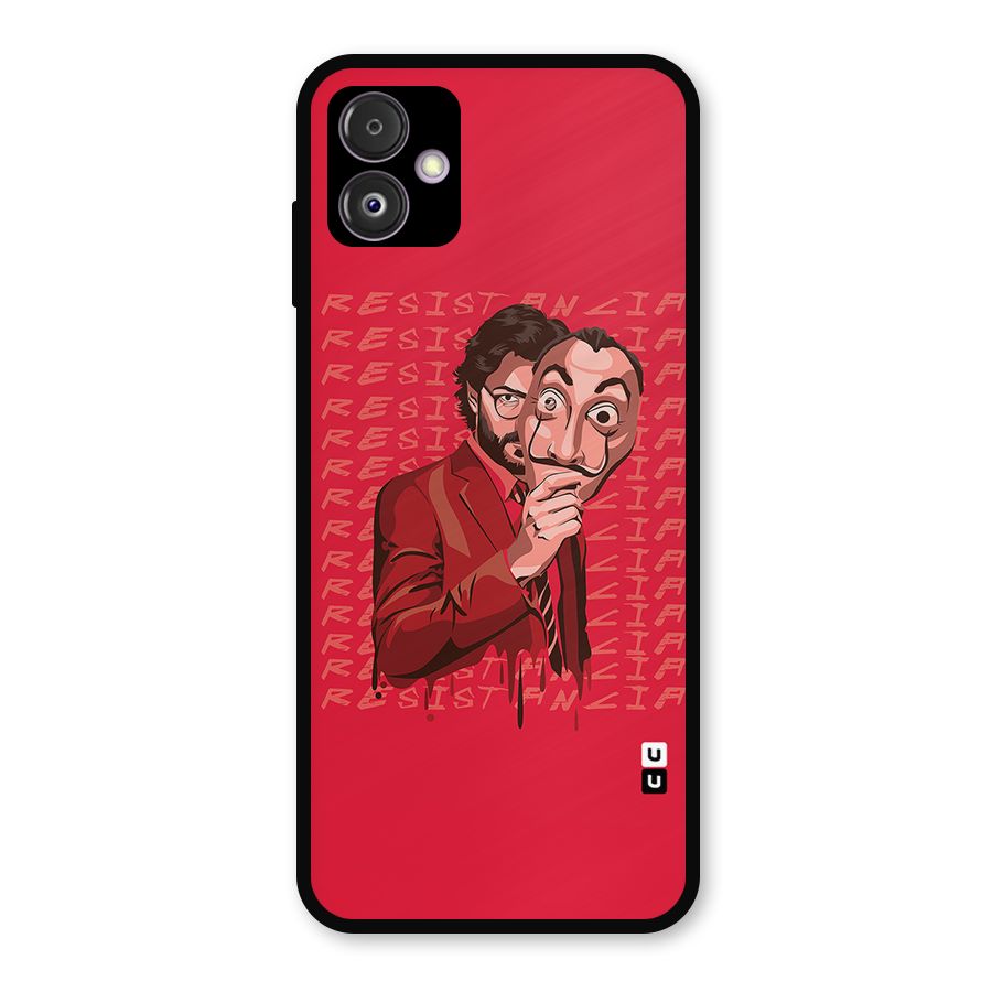 Resistancia Professor Art Metal Back Case for Galaxy F14