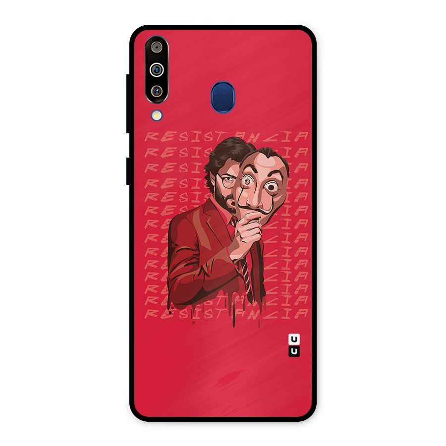 Resistancia Professor Art Metal Back Case for Galaxy M30