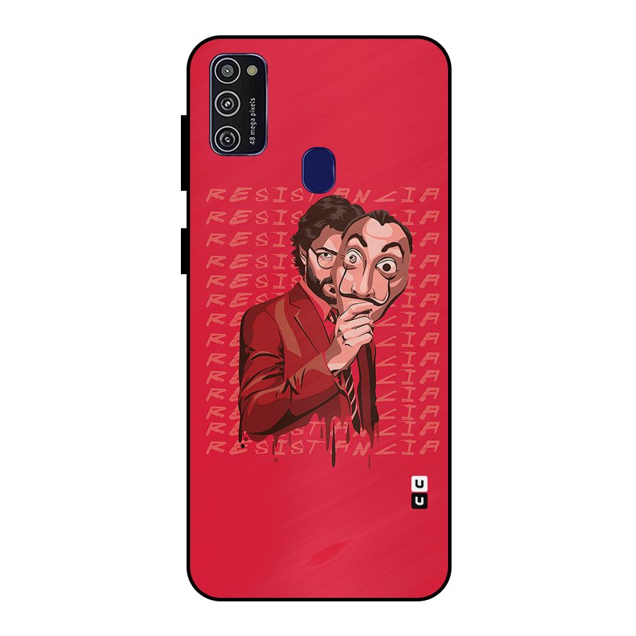 Resistancia Professor Art Metal Back Case for Galaxy M30s