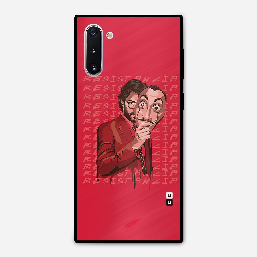 Resistancia Professor Art Metal Back Case for Galaxy Note 10
