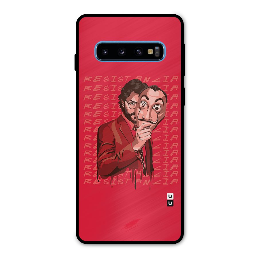 Resistancia Professor Art Metal Back Case for Galaxy S10