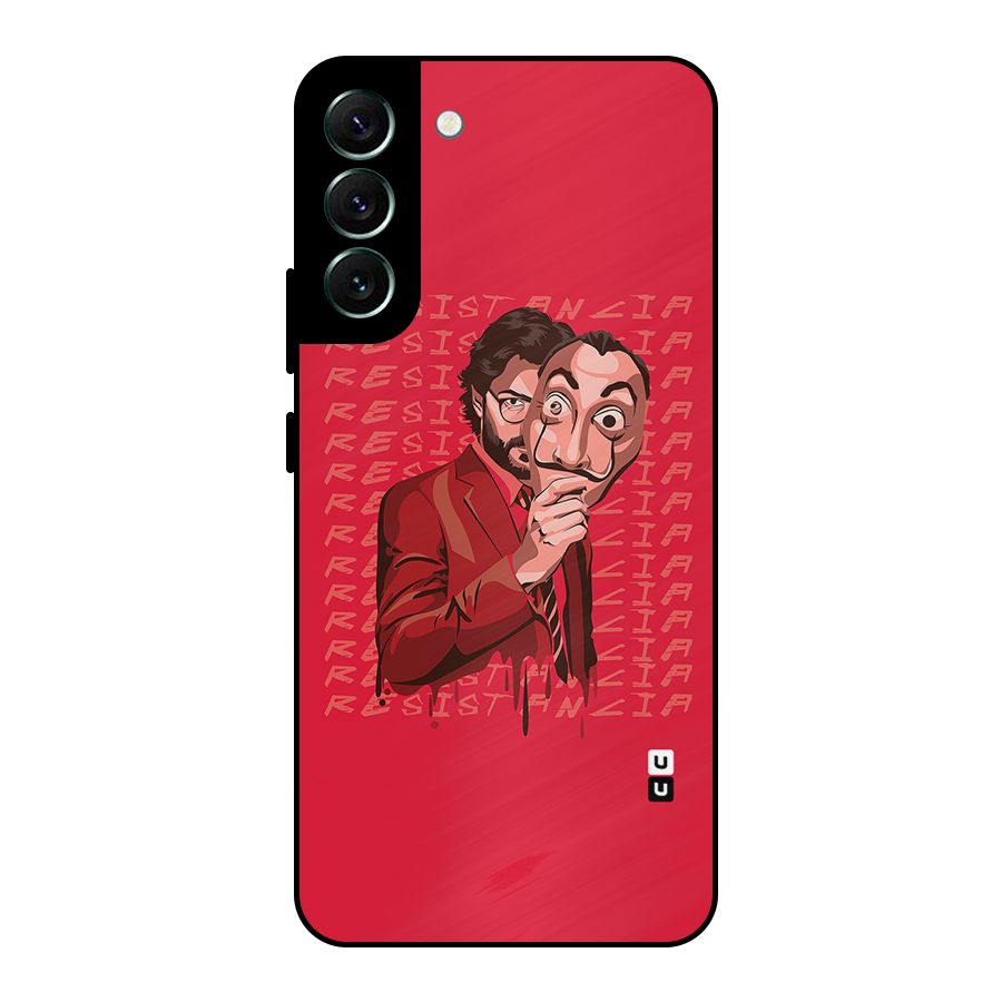 Resistancia Professor Art Metal Back Case for Galaxy S22 Plus 5G