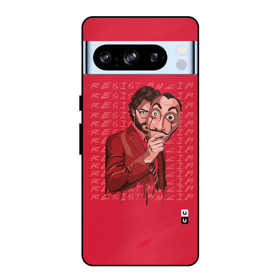 Resistancia Professor Art Metal Back Case for Google Pixel 8 Pro