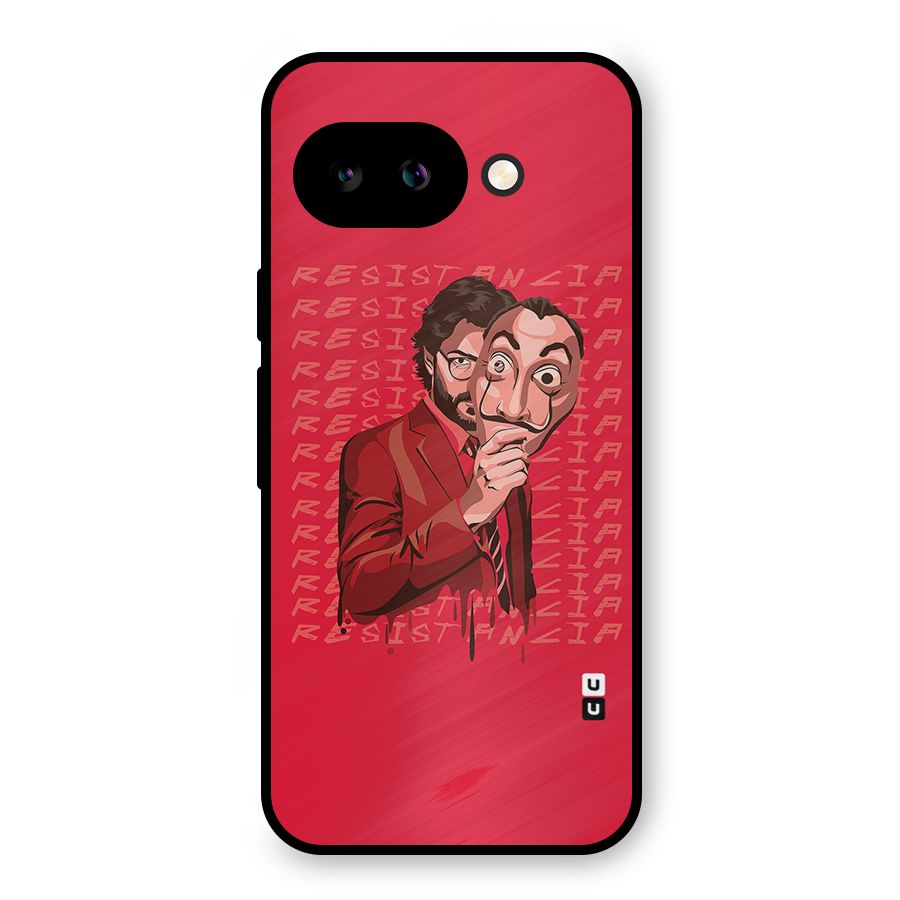 Resistancia Professor Art Metal Back Case for Google Pixel 9a