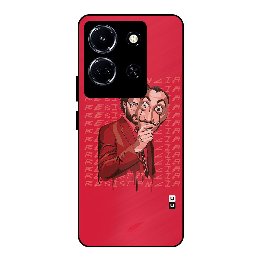 Resistancia Professor Art Metal Back Case for Infinix Note 30 5G