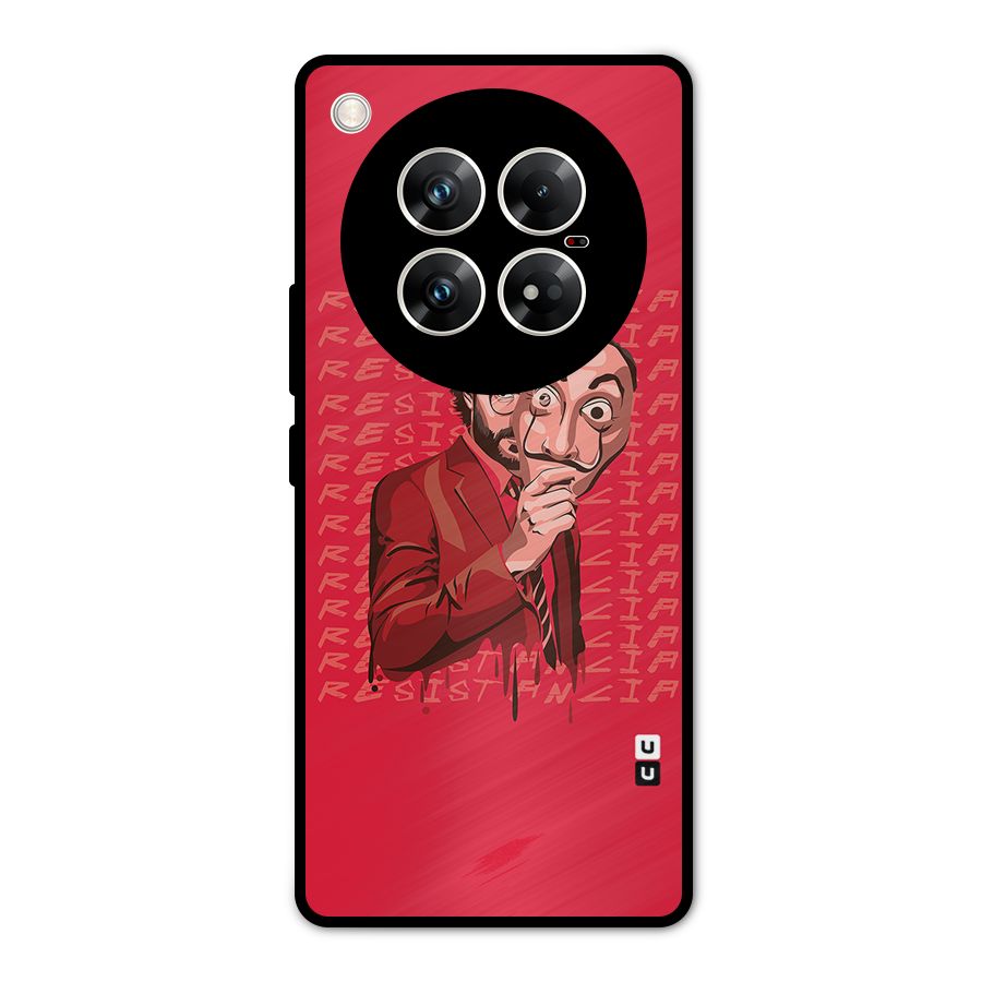 Resistancia Professor Art Metal Back Case for Infinix Zero 40 5G