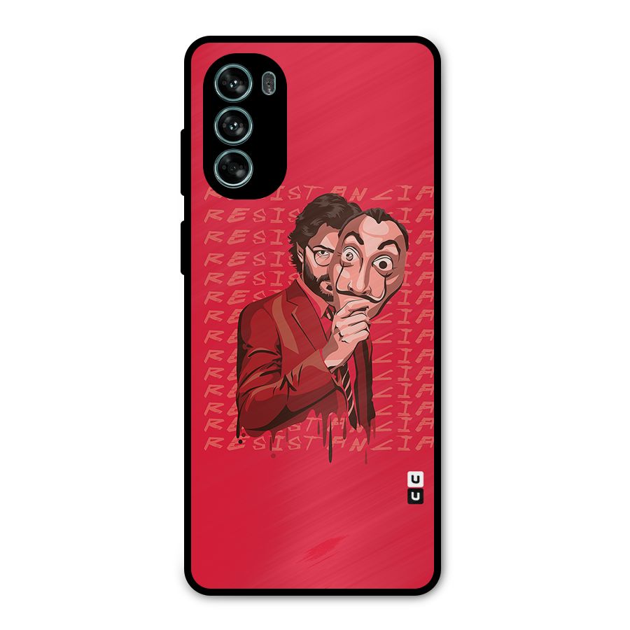 Resistancia Professor Art Metal Back Case for Moto G62