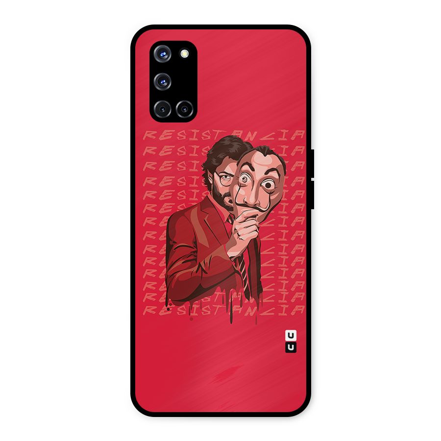 Resistancia Professor Art Metal Back Case for Oppo A52