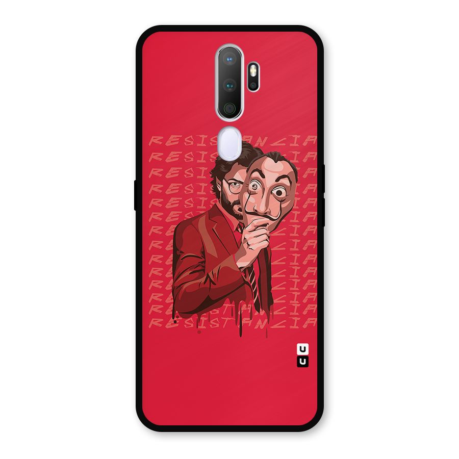 Resistancia Professor Art Metal Back Case for Oppo A9 (2020)