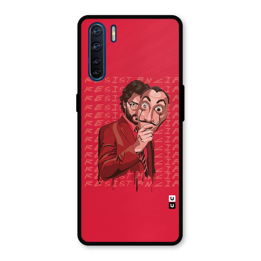 Resistancia Professor Art Metal Back Case for Oppo F15