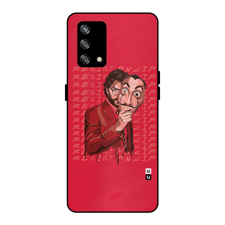 Resistancia Professor Art Metal Back Case for Oppo F19