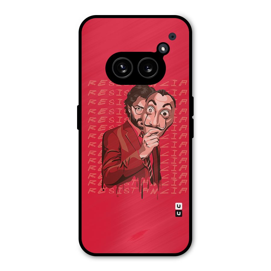 Resistancia Professor Art Metal Back Case for Nothing Phone 2a