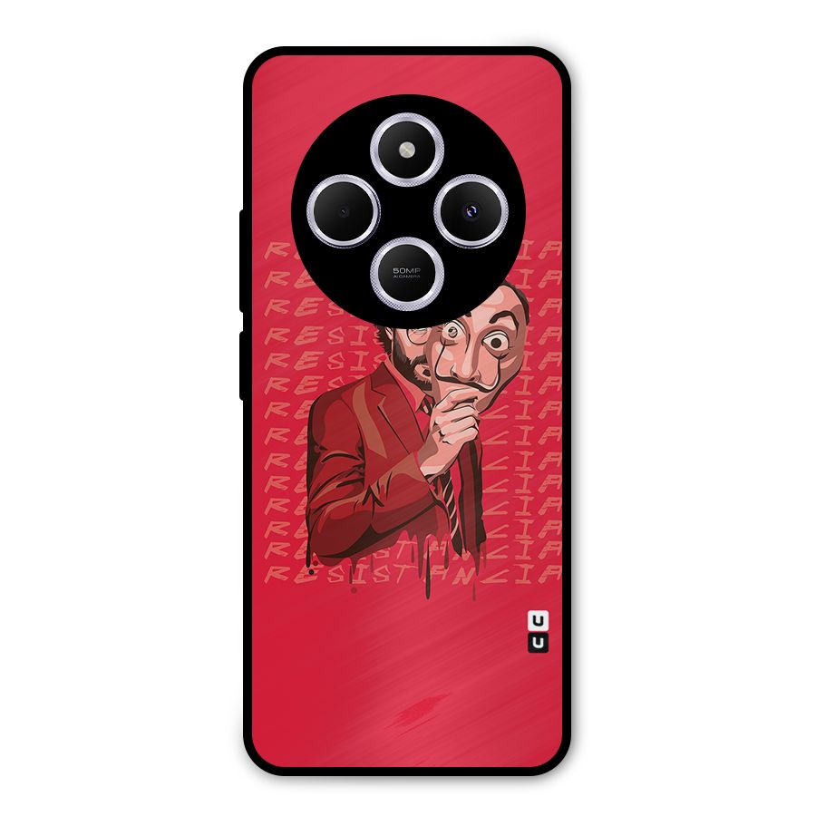Resistancia Professor Art Metal Back Case for Poco M7