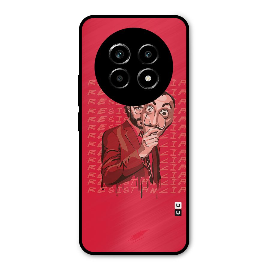 Resistancia Professor Art Metal Back Case for Realme 13 Pro
