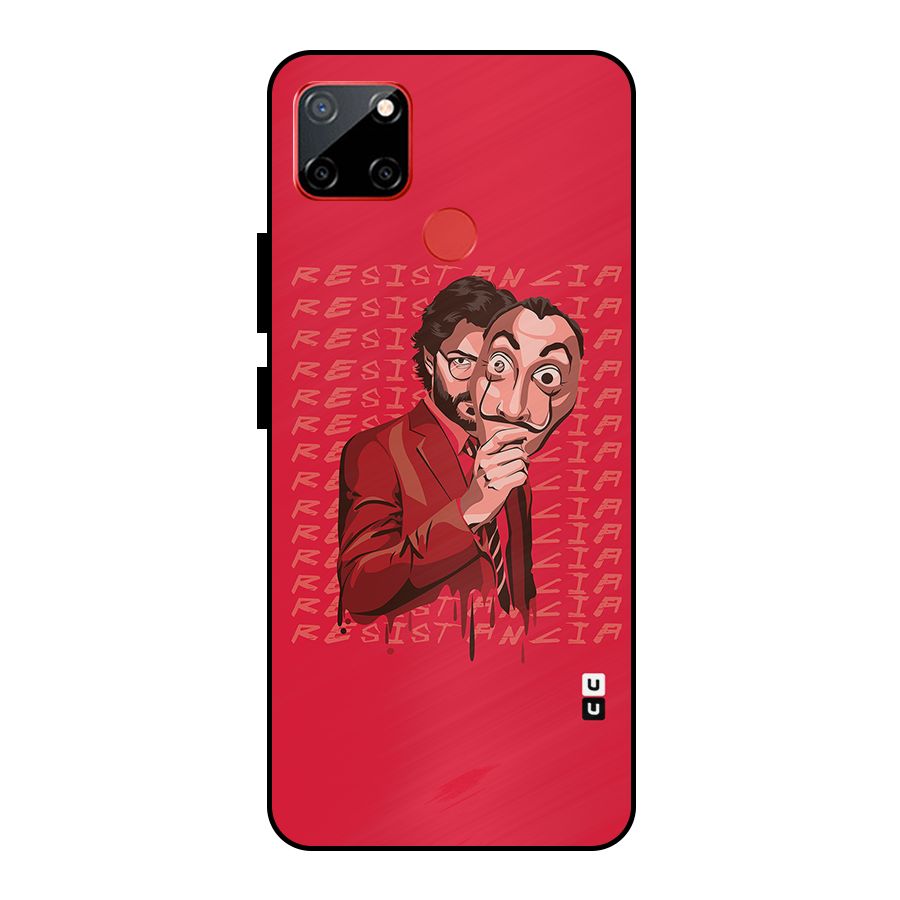 Resistancia Professor Art Metal Back Case for Realme C12