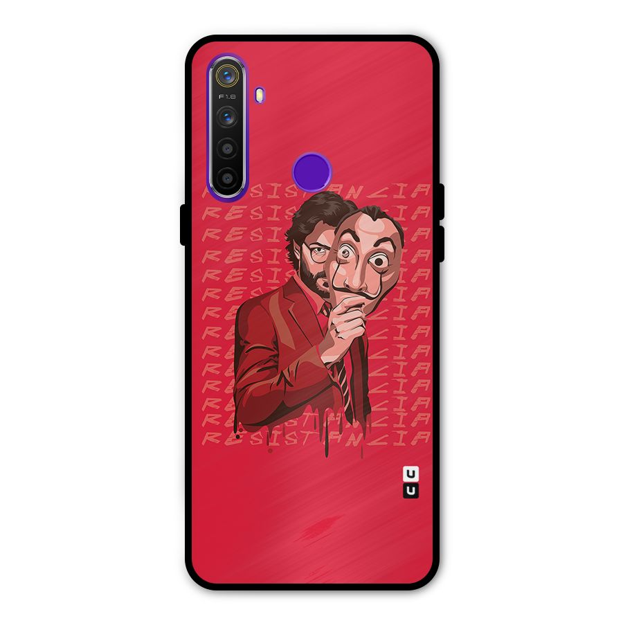 Resistancia Professor Art Metal Back Case for Realme Narzo 10