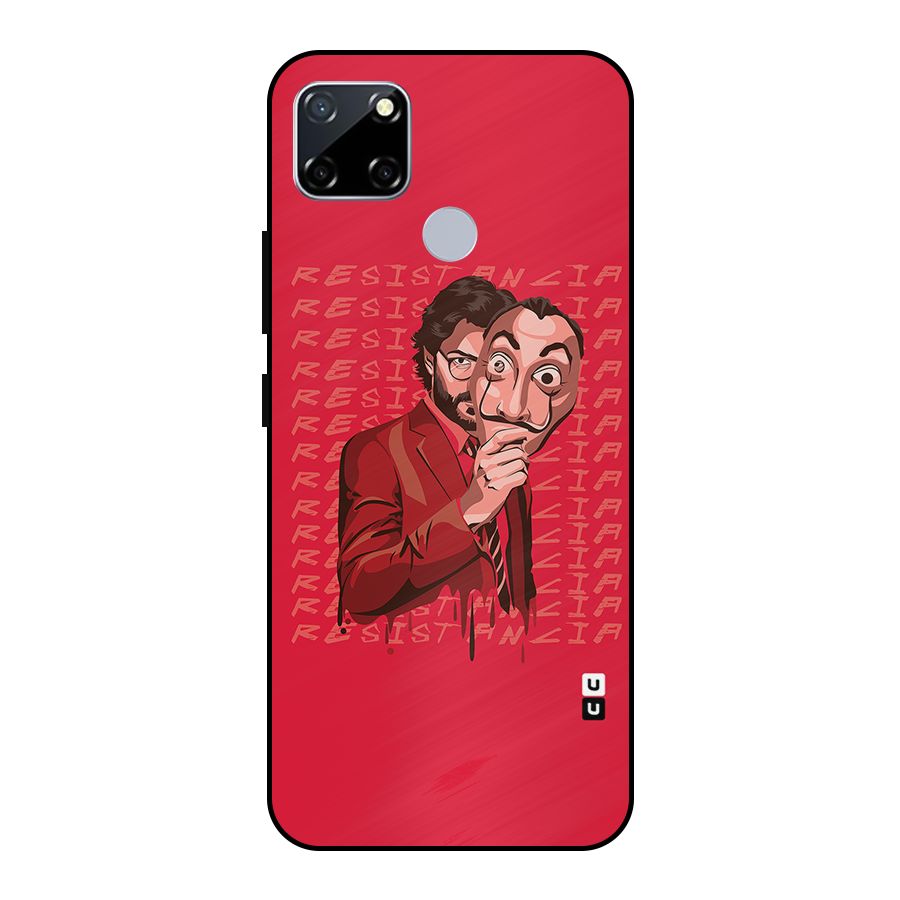 Resistancia Professor Art Metal Back Case for Realme Narzo 20