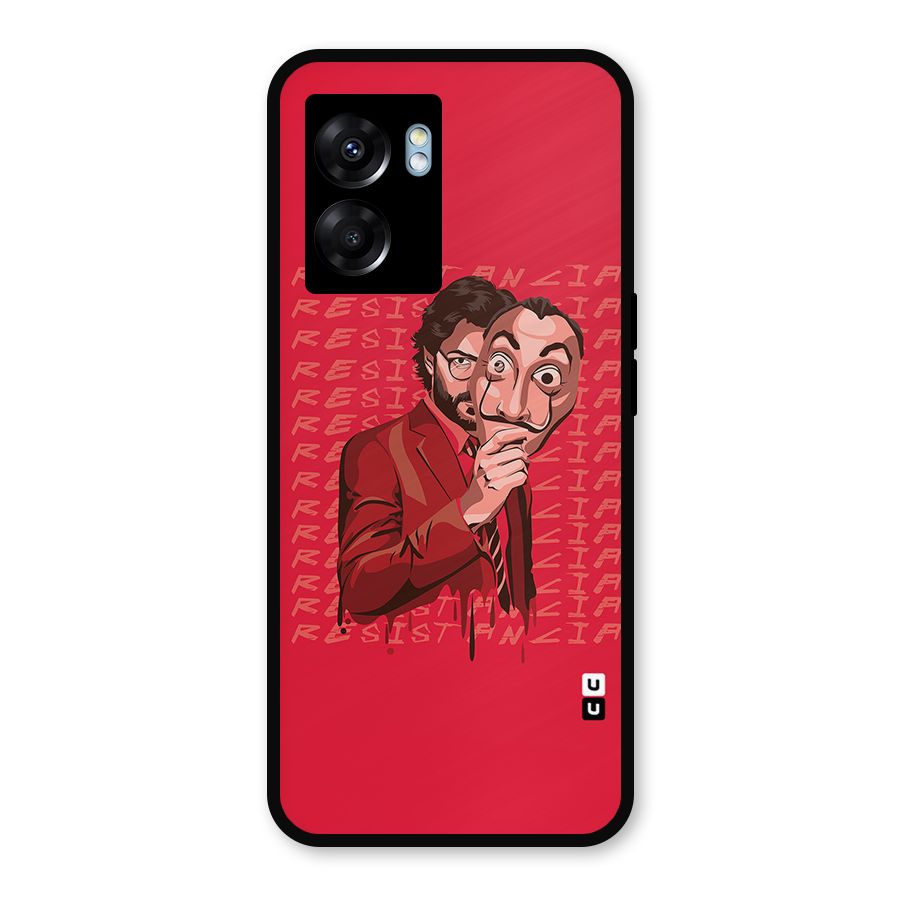 Resistancia Professor Art Metal Back Case for Realme Narzo 50 5G