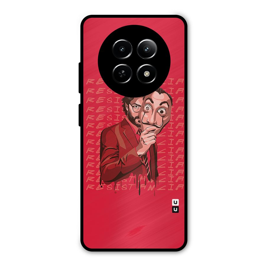 Resistancia Professor Art Metal Back Case for Realme Narzo N65