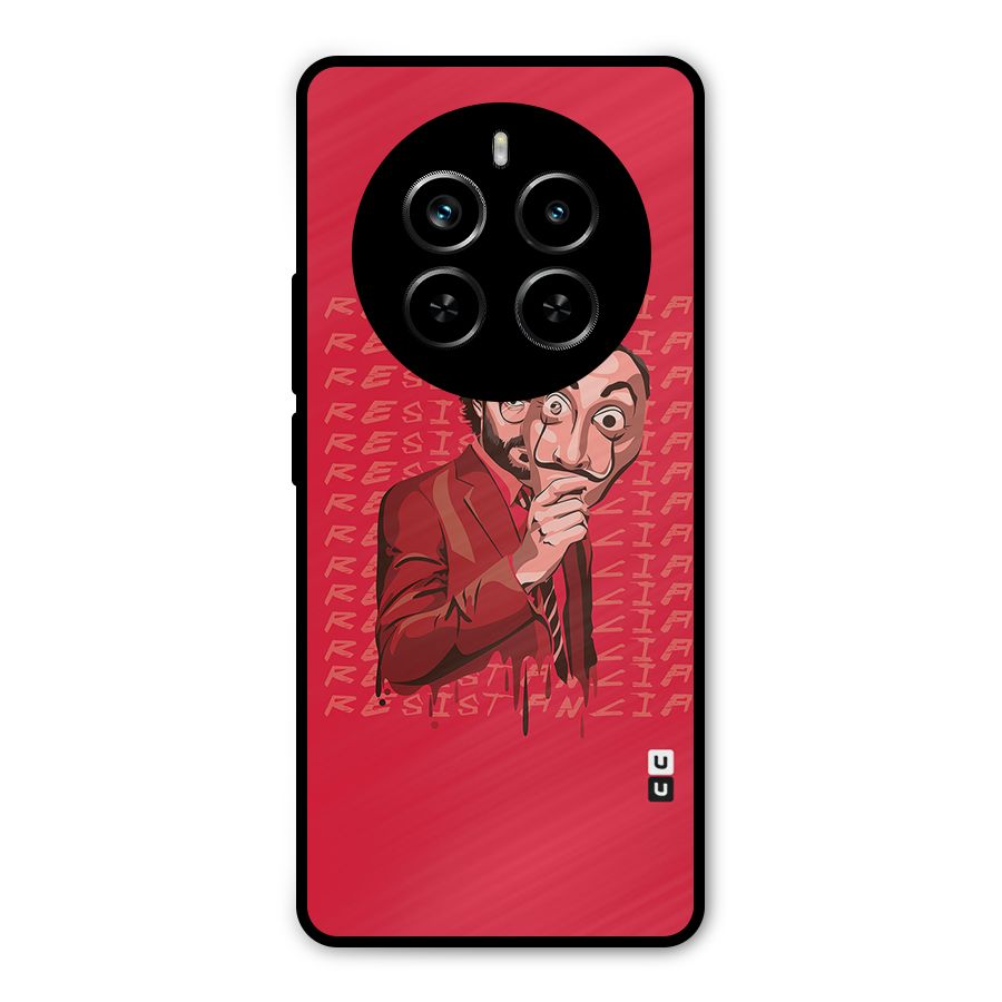 Resistancia Professor Art Metal Back Case for Realme P1 Pro