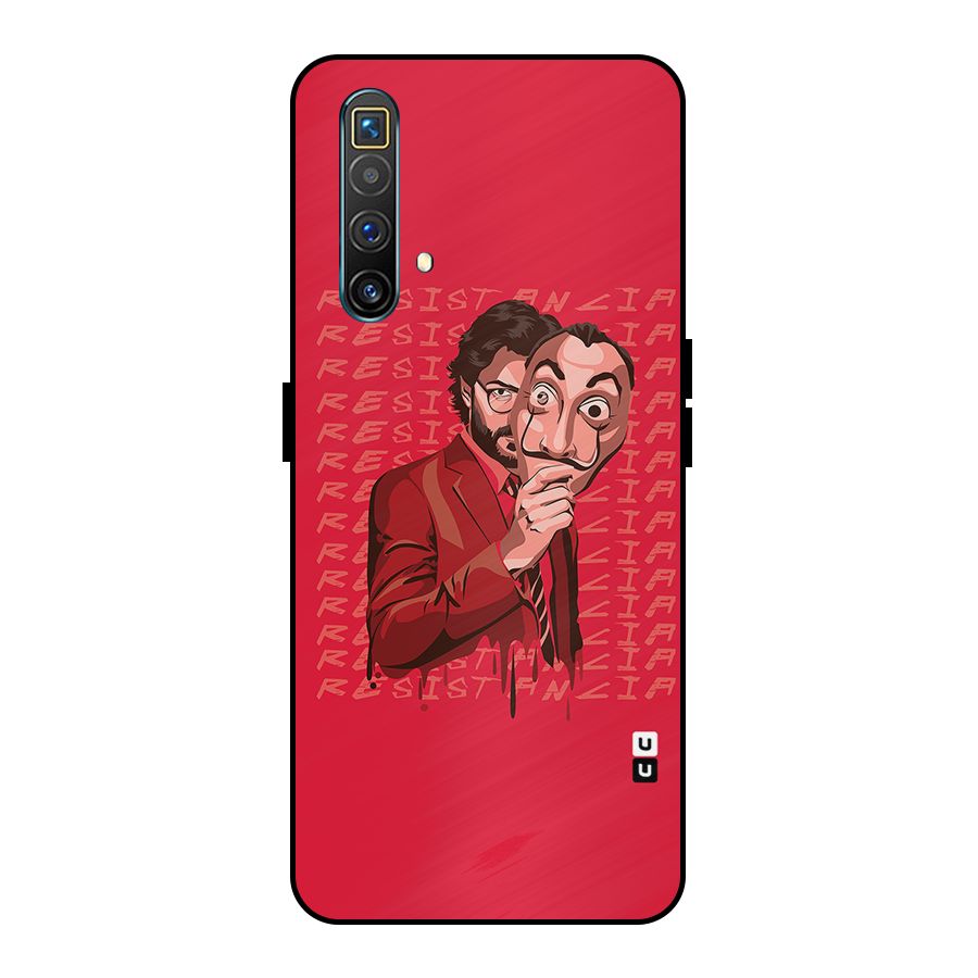 Resistancia Professor Art Metal Back Case for Realme X3