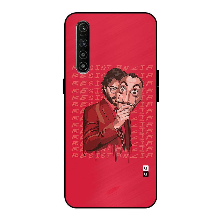 Resistancia Professor Art Metal Back Case for Realme XT
