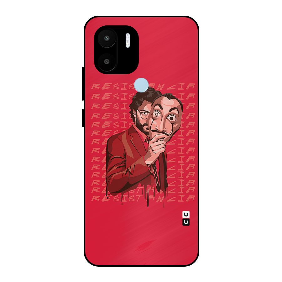 Resistancia Professor Art Metal Back Case for Redmi A1+