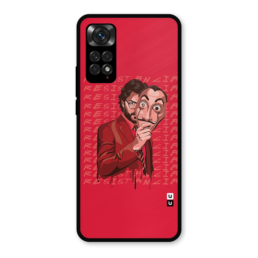 Resistancia Professor Art Metal Back Case for Redmi Note 11s