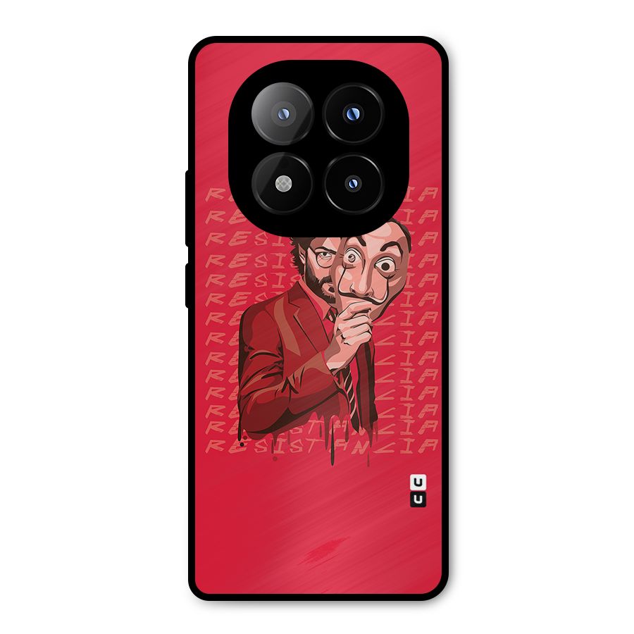 Resistancia Professor Art Metal Back Case for Redmi Note 14 Pro Plus 5G