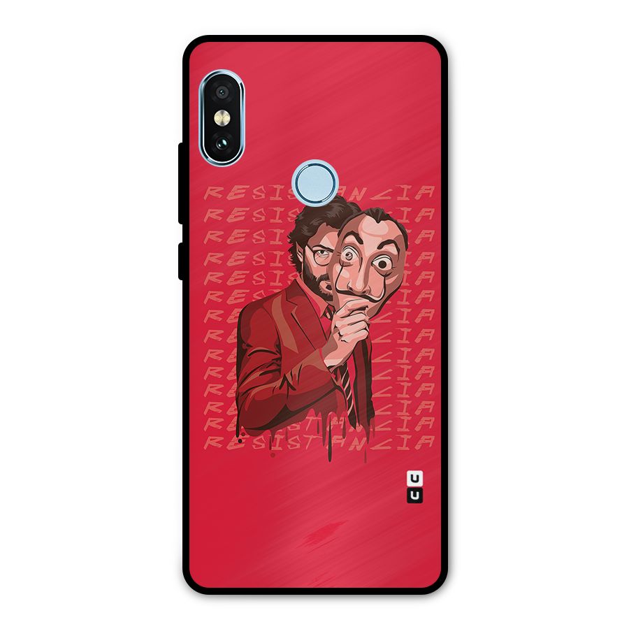 Resistancia Professor Art Metal Back Case for Redmi Note 5 Pro