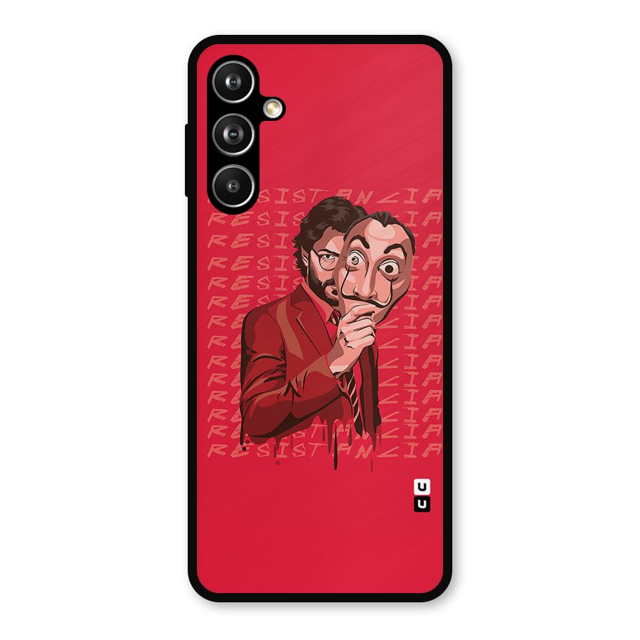 Resistancia Professor Art Metal Back Case for Samsung Galaxy M54
