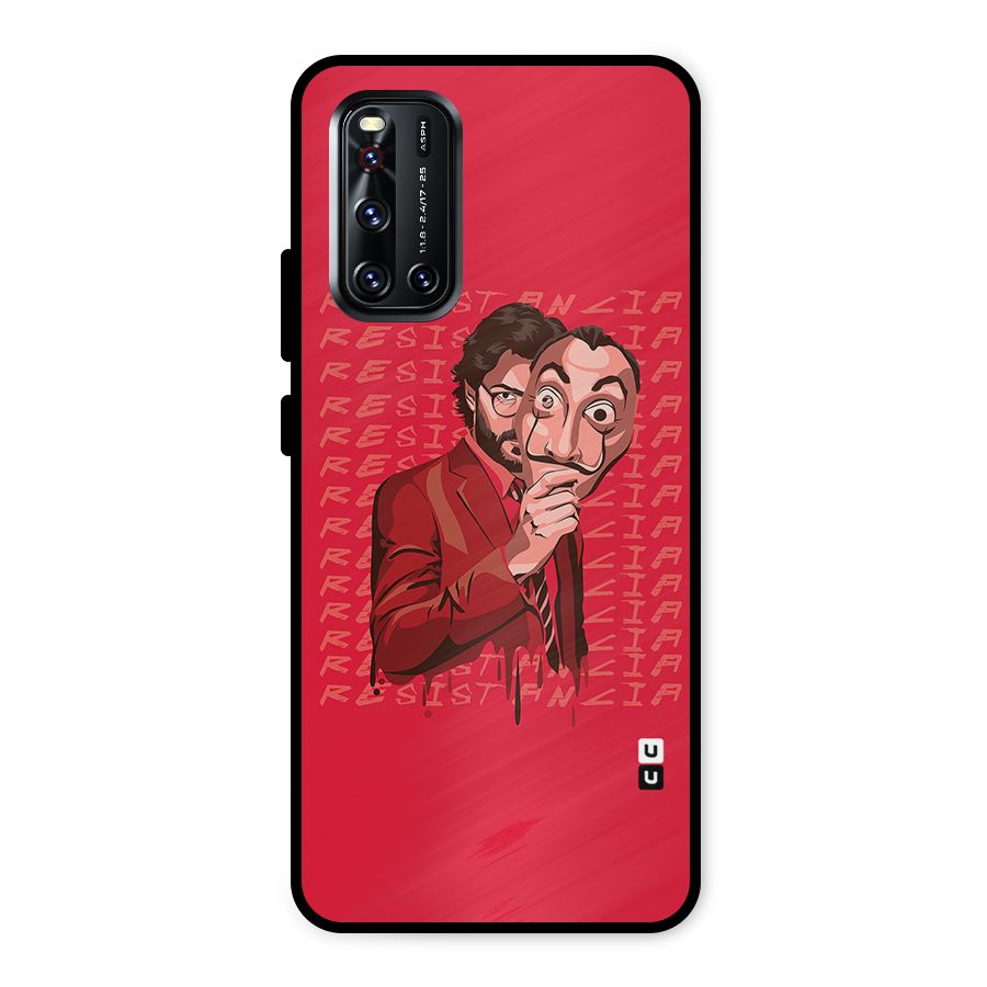 Resistancia Professor Art Metal Back Case for Vivo V19