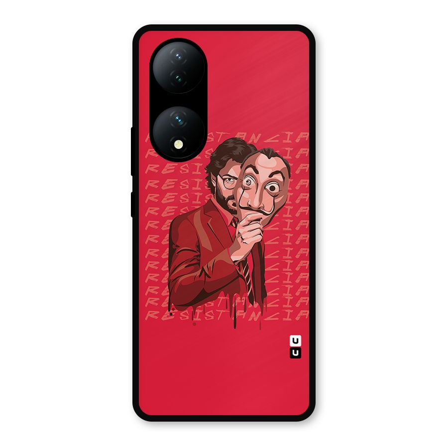 Resistancia Professor Art Metal Back Case for Vivo Y100a