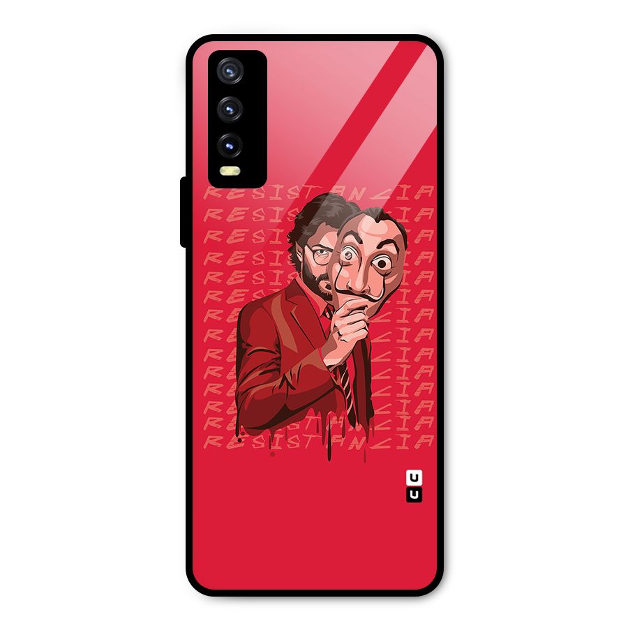 Resistancia Professor Art Metal Back Case for Vivo Y20