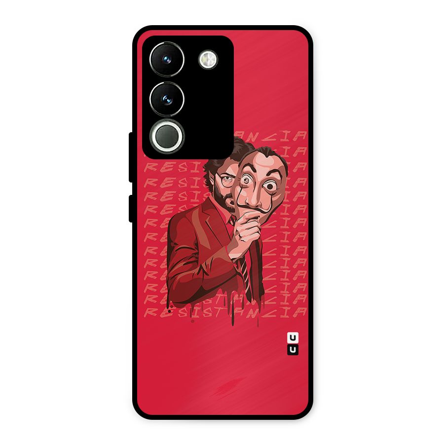 Resistancia Professor Art Metal Back Case for Vivo Y200