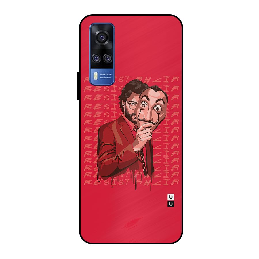 Resistancia Professor Art Metal Back Case for Vivo Y51