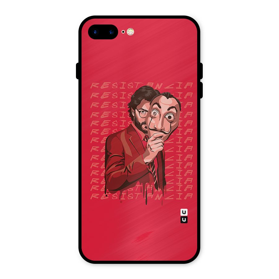 Resistancia Professor Art Metal Back Case for iPhone 8 Plus