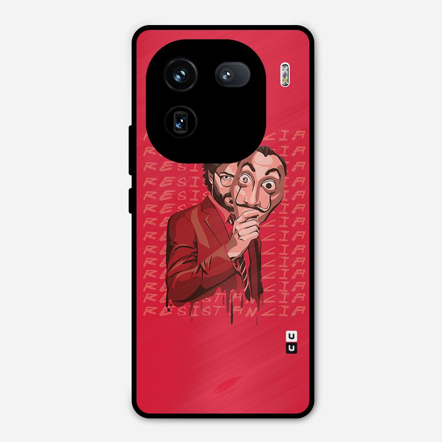 Resistancia Professor Art Metal Back Case for iQOO 12