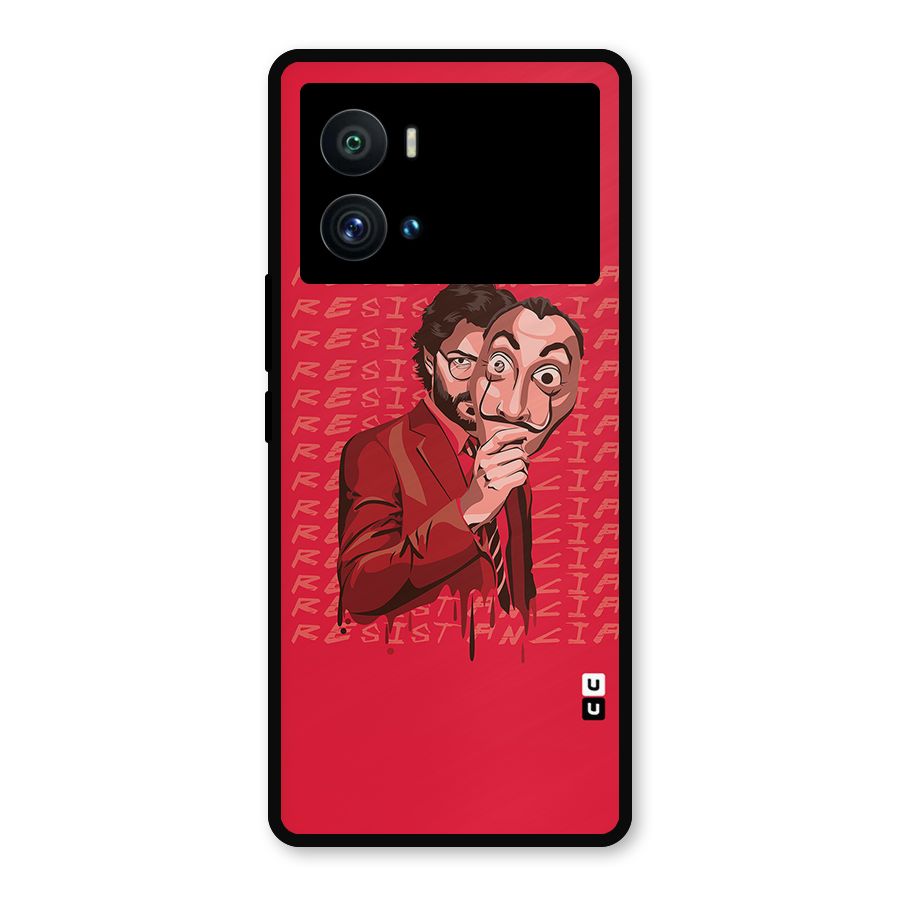 Resistancia Professor Art Metal Back Case for iQOO 9 Pro