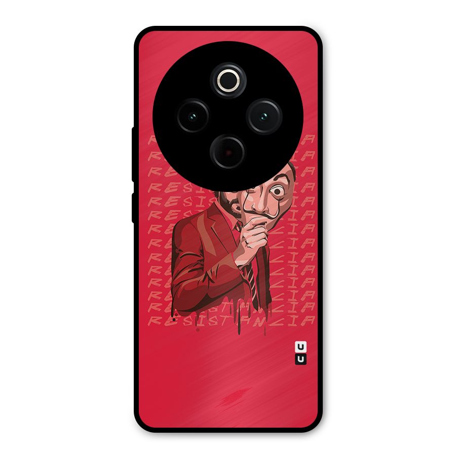 Resistancia Professor Art Metal Back Case for iQOO Z10