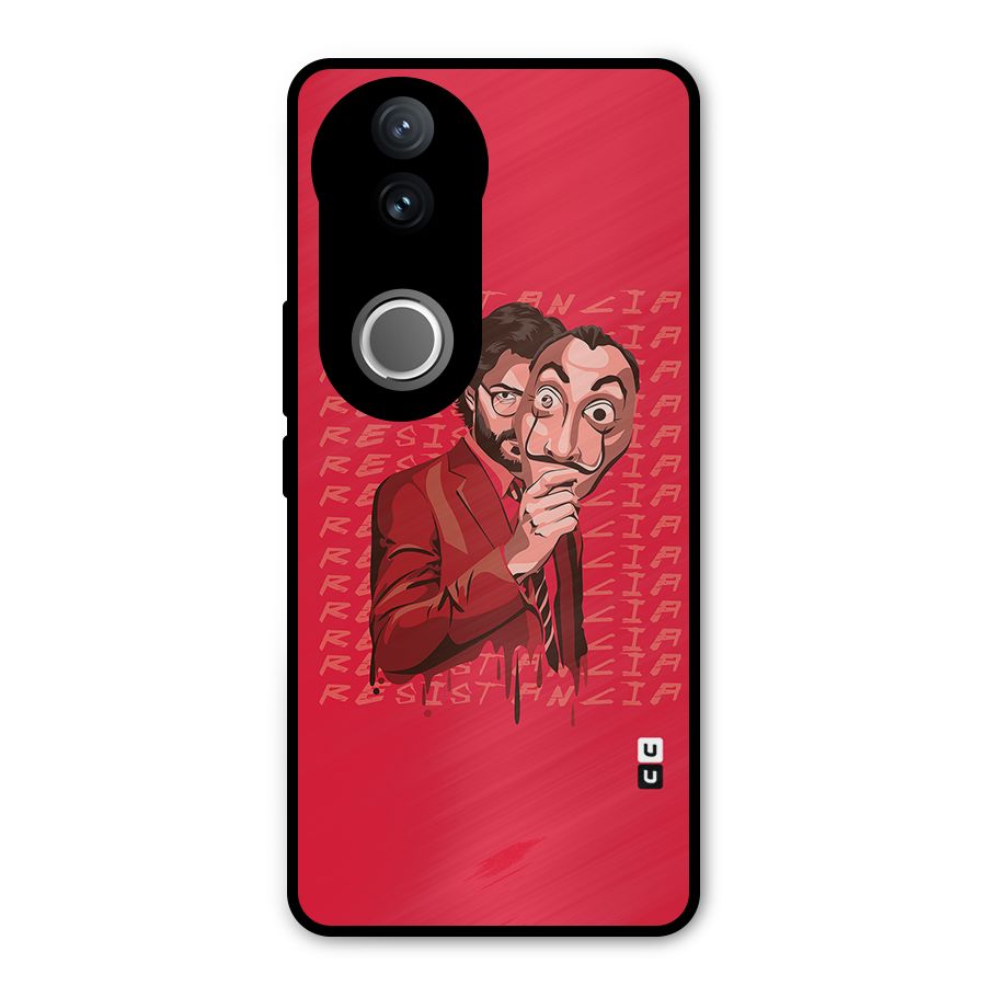 Resistancia Professor Art Metal Back Case for iQOO Z10R
