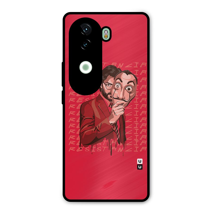 Resistancia Professor Art Metal Back Case for iQOO Z9s