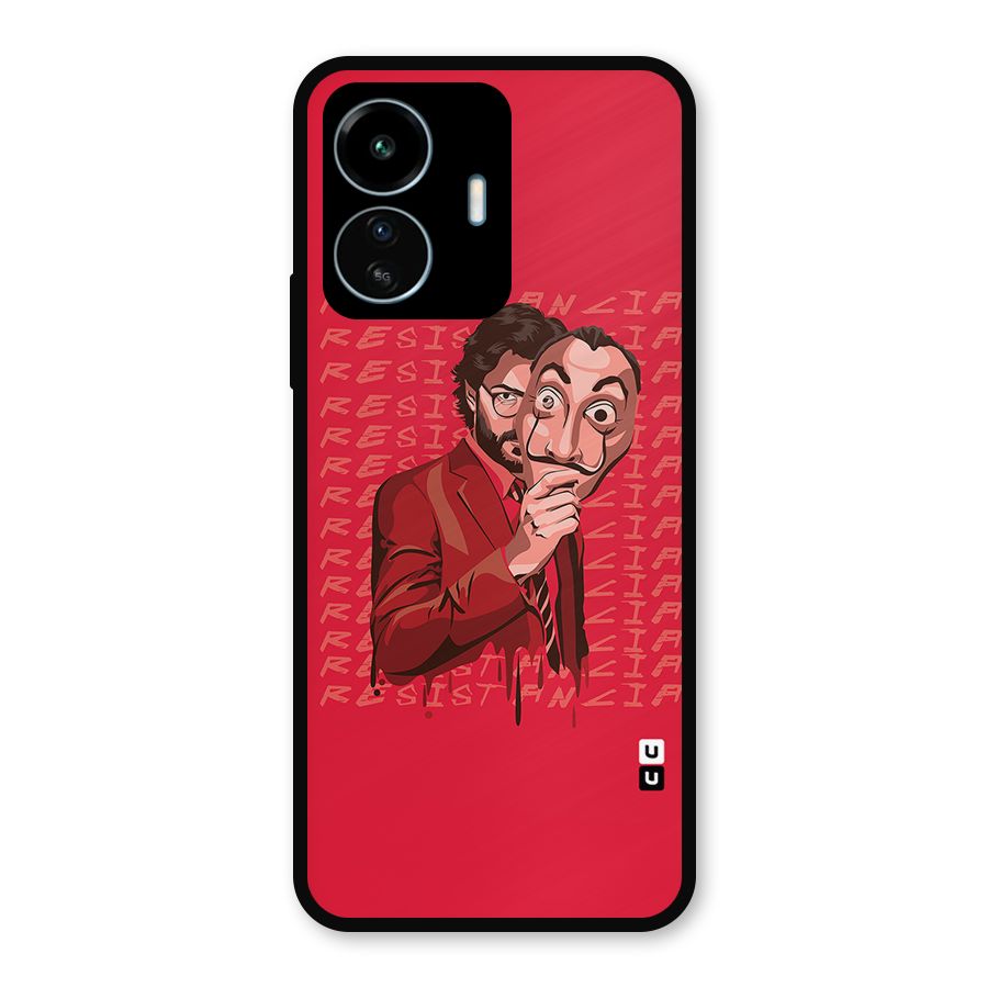 Resistancia Professor Art Metal Back Case for vivo iQOO Z6 Lite 5G