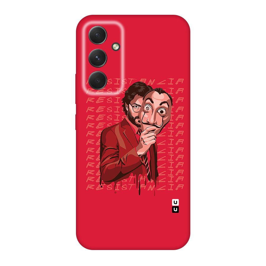 Resistancia Professor Art Original Polycarbonate Back Case for Galaxy A54