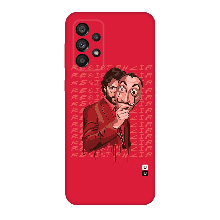 Resistancia Professor Art Original Polycarbonate Back Case for Galaxy A73 5G