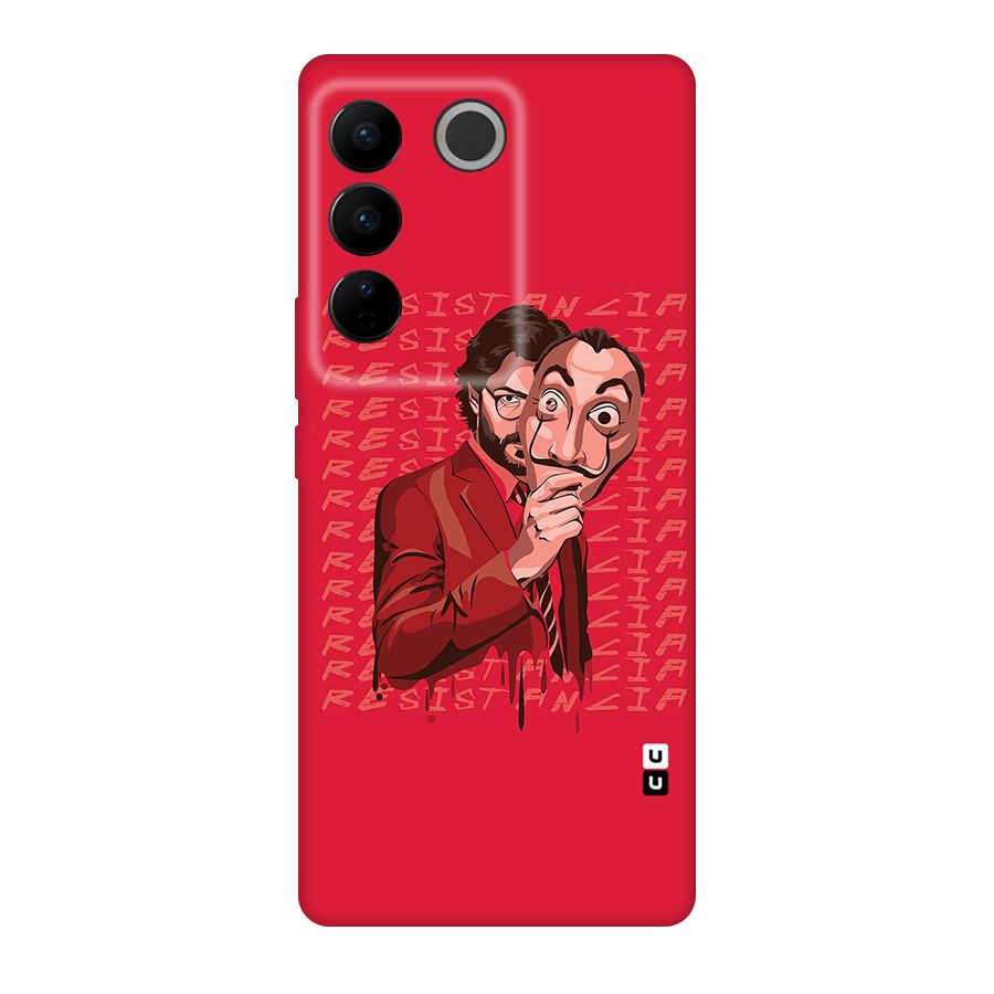 Resistancia Professor Art Original Polycarbonate Back Case for Vivo V27