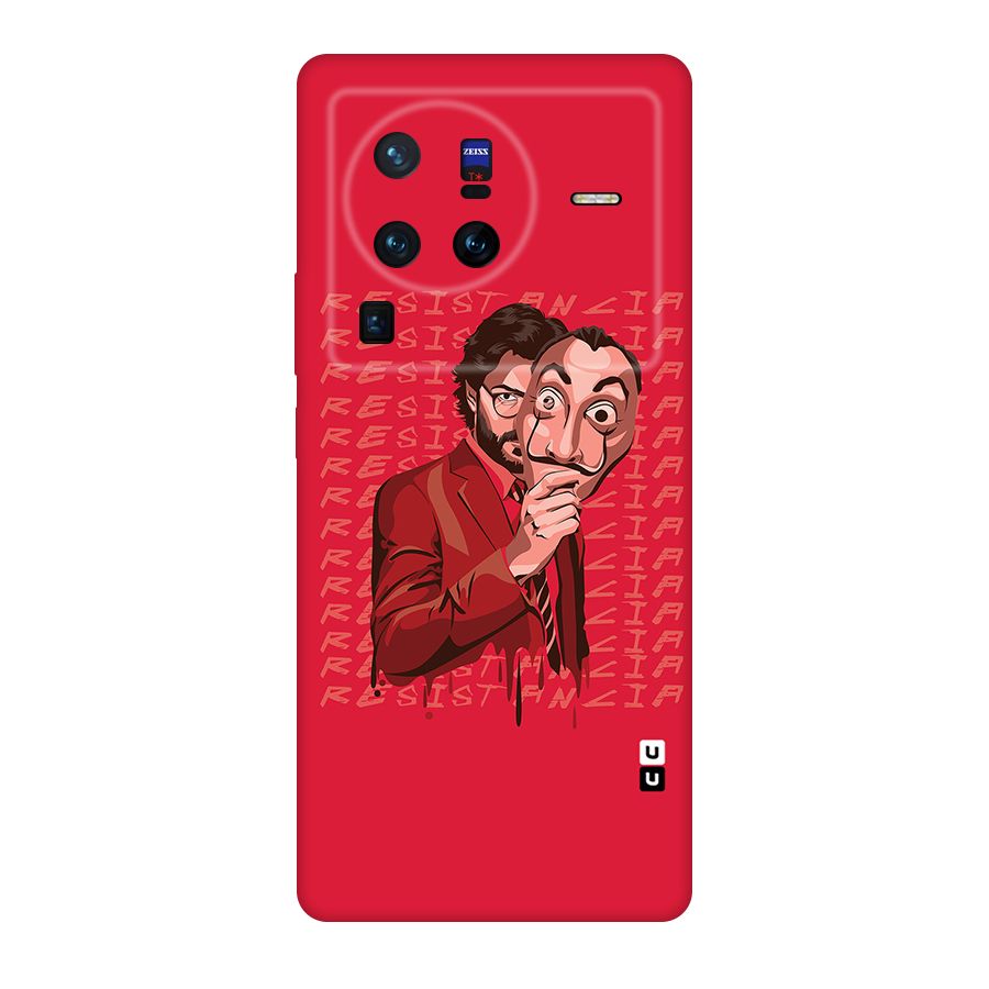 Resistancia Professor Art Original Polycarbonate Back Case for Vivo X80