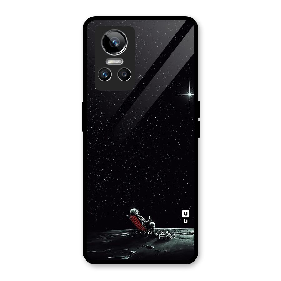 Resting Spaceman Face Glass Back Case for Realme GT Neo 3